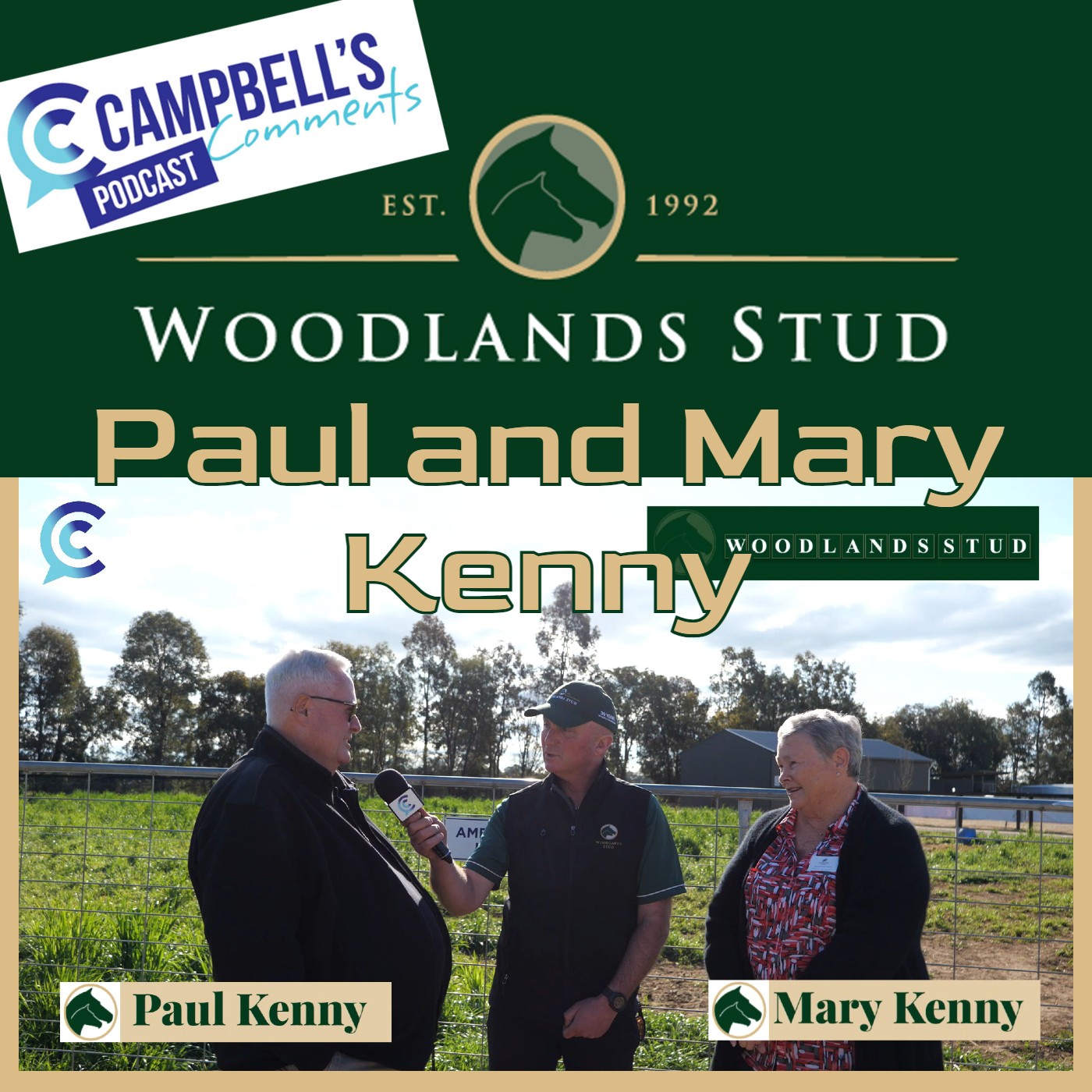 Read more about the article 199: CC with Paul and Mary Kenny from Woodlands Stud New Zealand
